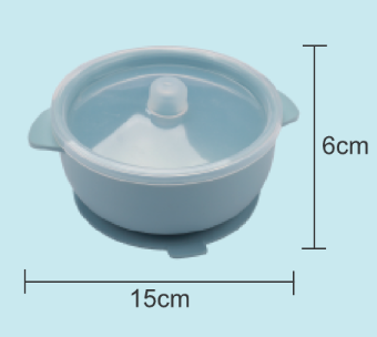 Silicone bowl and lid