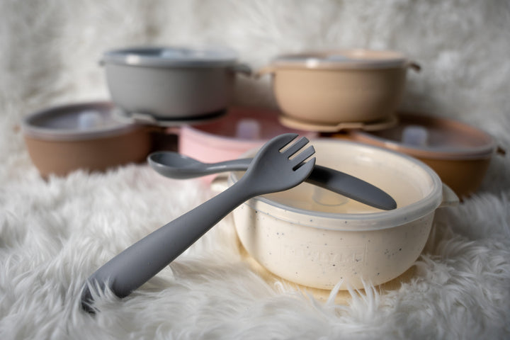 Silicone bowl and lid